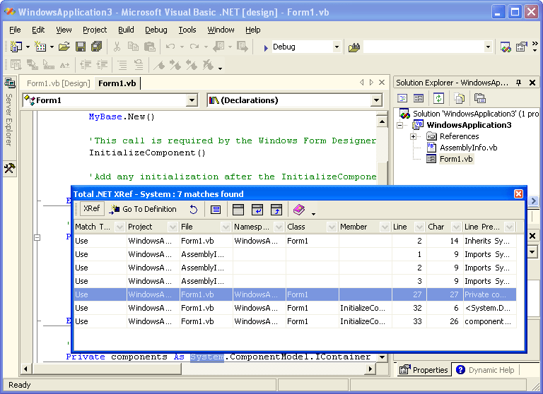 Total.NET Xref - for Visual Studio 2002/2003