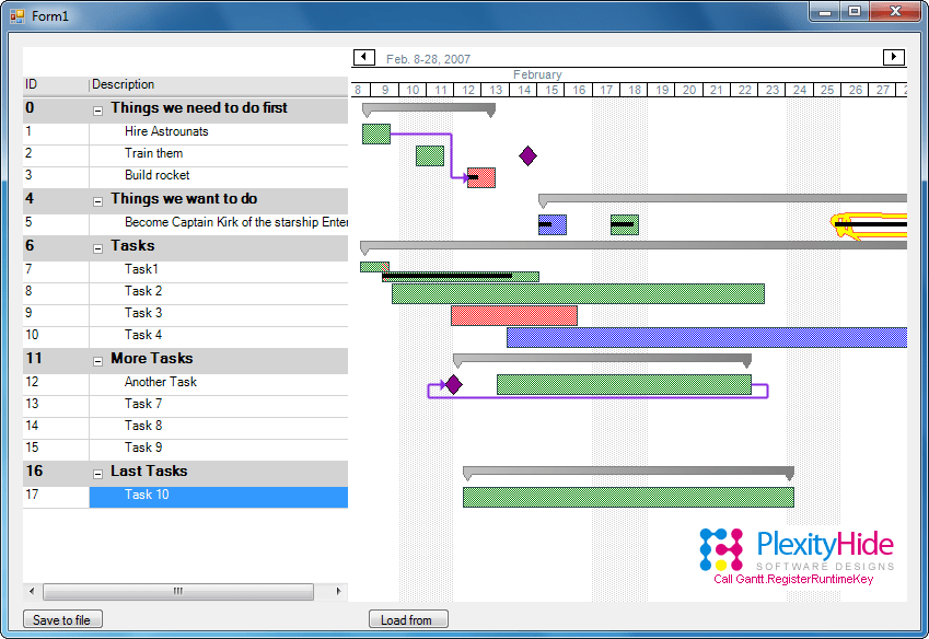 Screenshot of GTP.NET