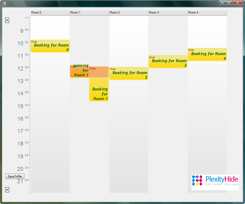ResourceBookerWith GTP.NET you can build a schedule view to handle bookings of one of many available resources. The resources can be a car in a car-rental shop,