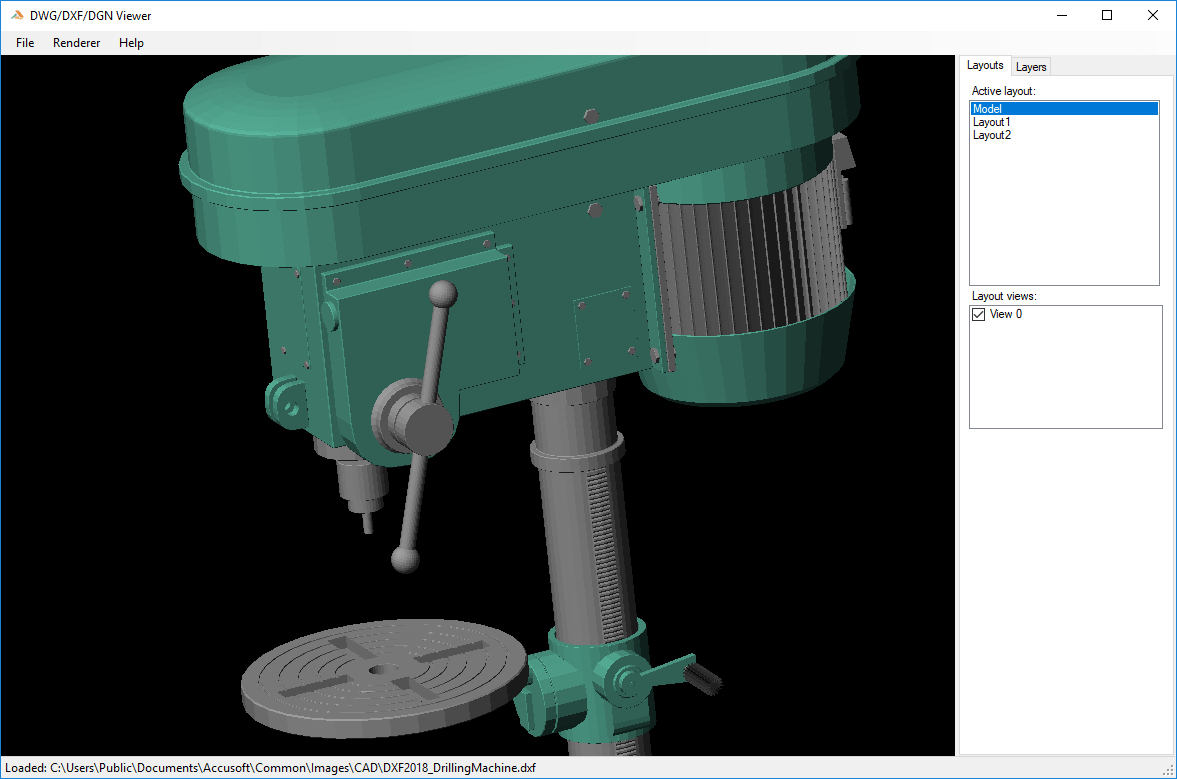 CAD Viewer -Drill