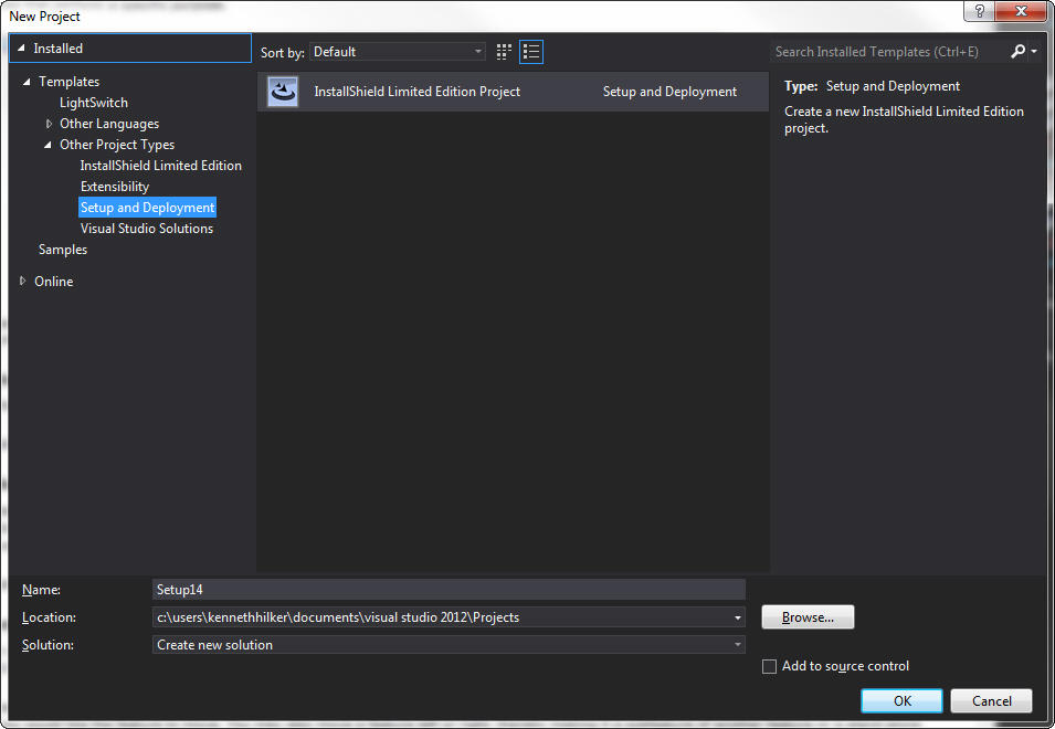 InstallShield includes support for Microsoft Visual Studio.