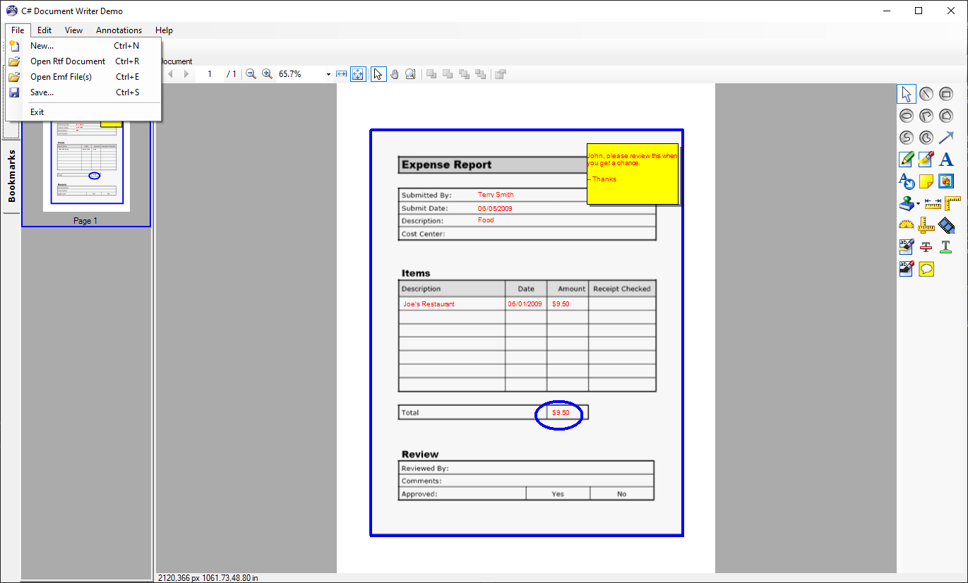 LEADTOOLS DocumentWriterCreate new documents from scratch by adding pages, images, and/or annotations, then have the LEADTOOLS DocumentWriter export the compile