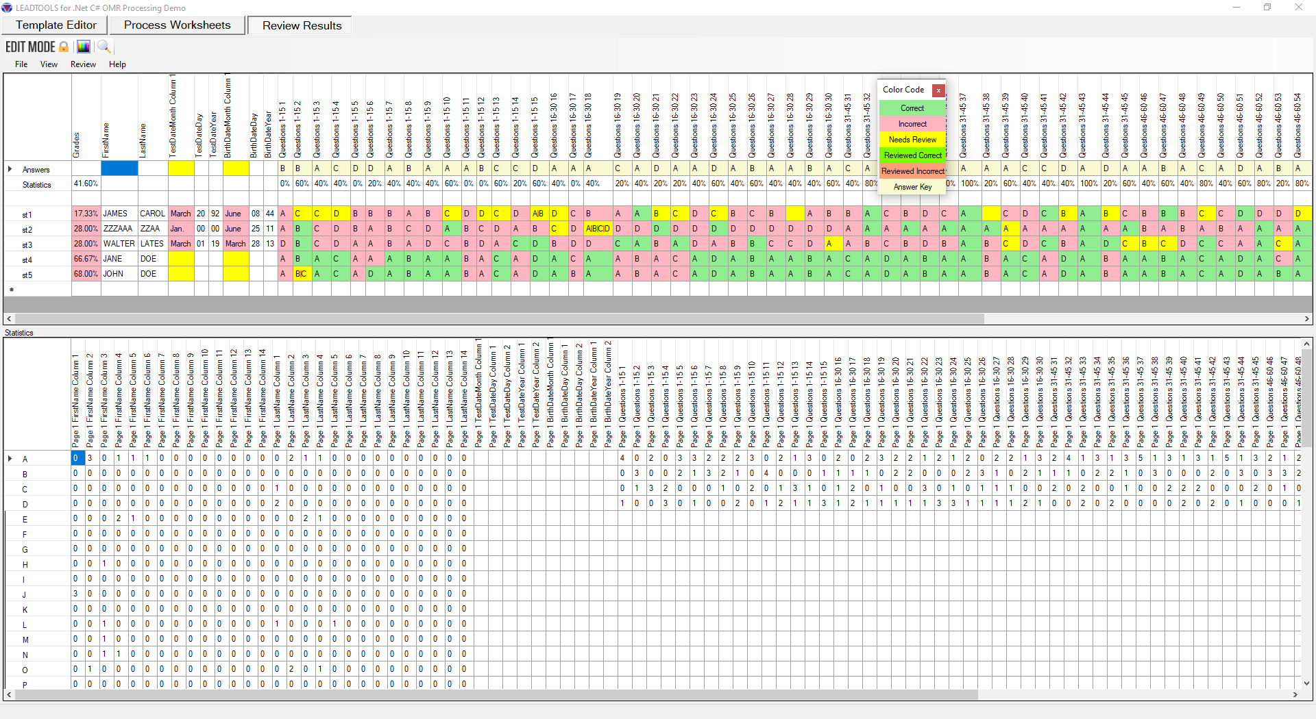 Optical Mark RecognitionEasily retrieve data from filled forms using the LEADTOOLS Optical Mark Recognition engine.