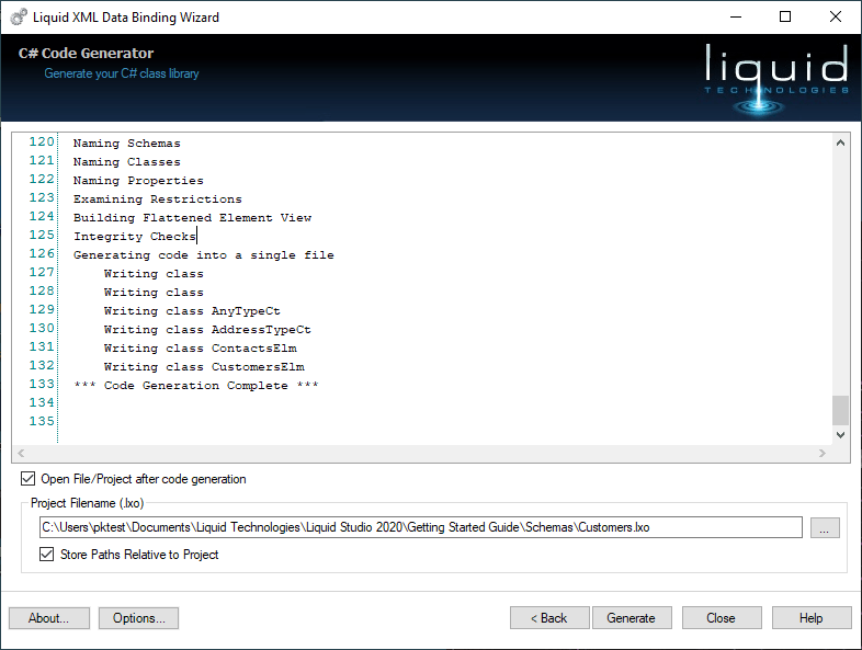 Screenshot of Liquid XML Data Binder