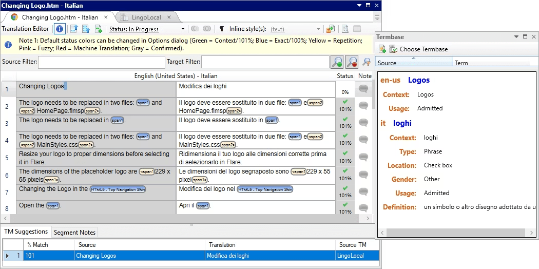 TermbasesTermbases ensure consistency across the terminology in your project. Create, manage, and reuse multilingual terminology from a single storage area and