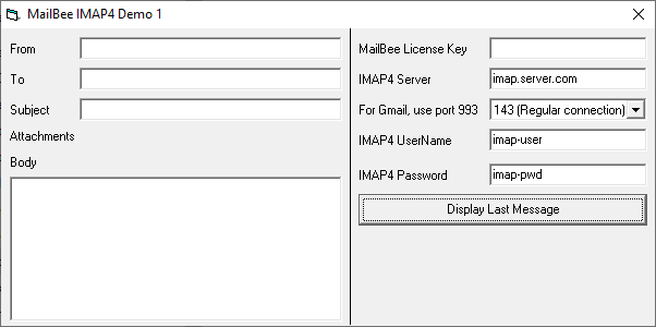 MailBee Objects IMAP