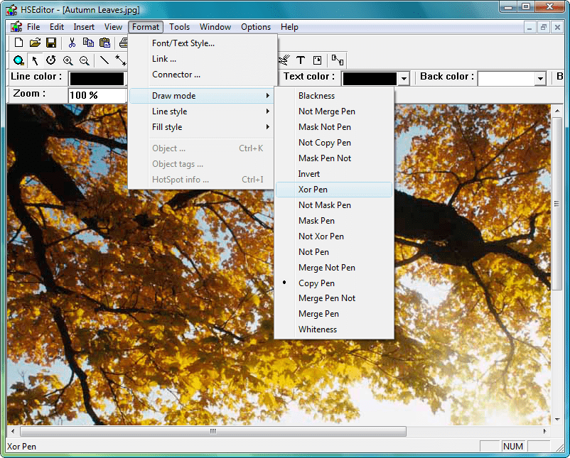Screenshot of MetaDraw - VBX