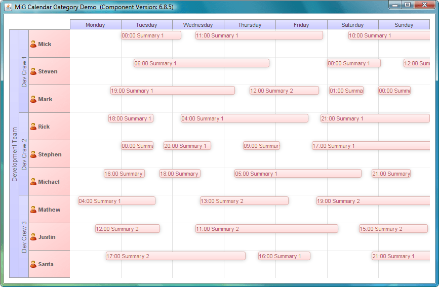 Category TreeCategories in MiG Calendar are used to tag activities (events) any way you choose. This is normally used to divide them into calendars or by owner