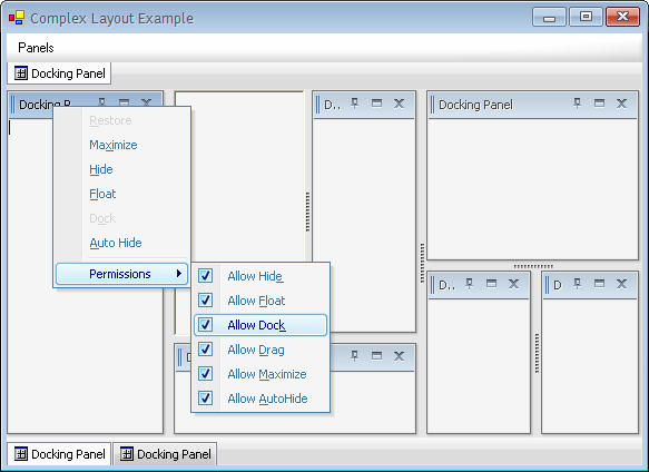 Powerful docking library delivers the latest GUI standards.