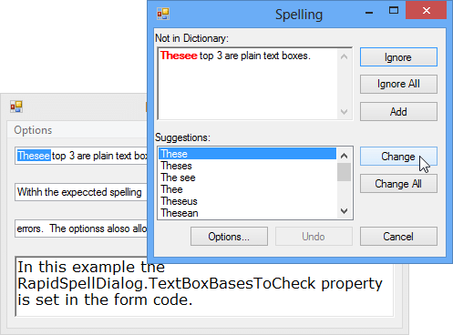 Deliver to specification, no compromisesRapidSpell WPF is flexible first and foremost. Keyoti's approach is openness, you can work with the minutia of our API t