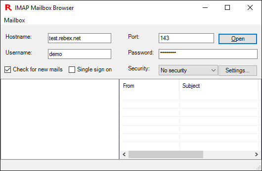 IMAPRetrieve message list filled with the specified info, such as size, sequence number, received date, flags, unique ID, message plain/HTML bodies, common head