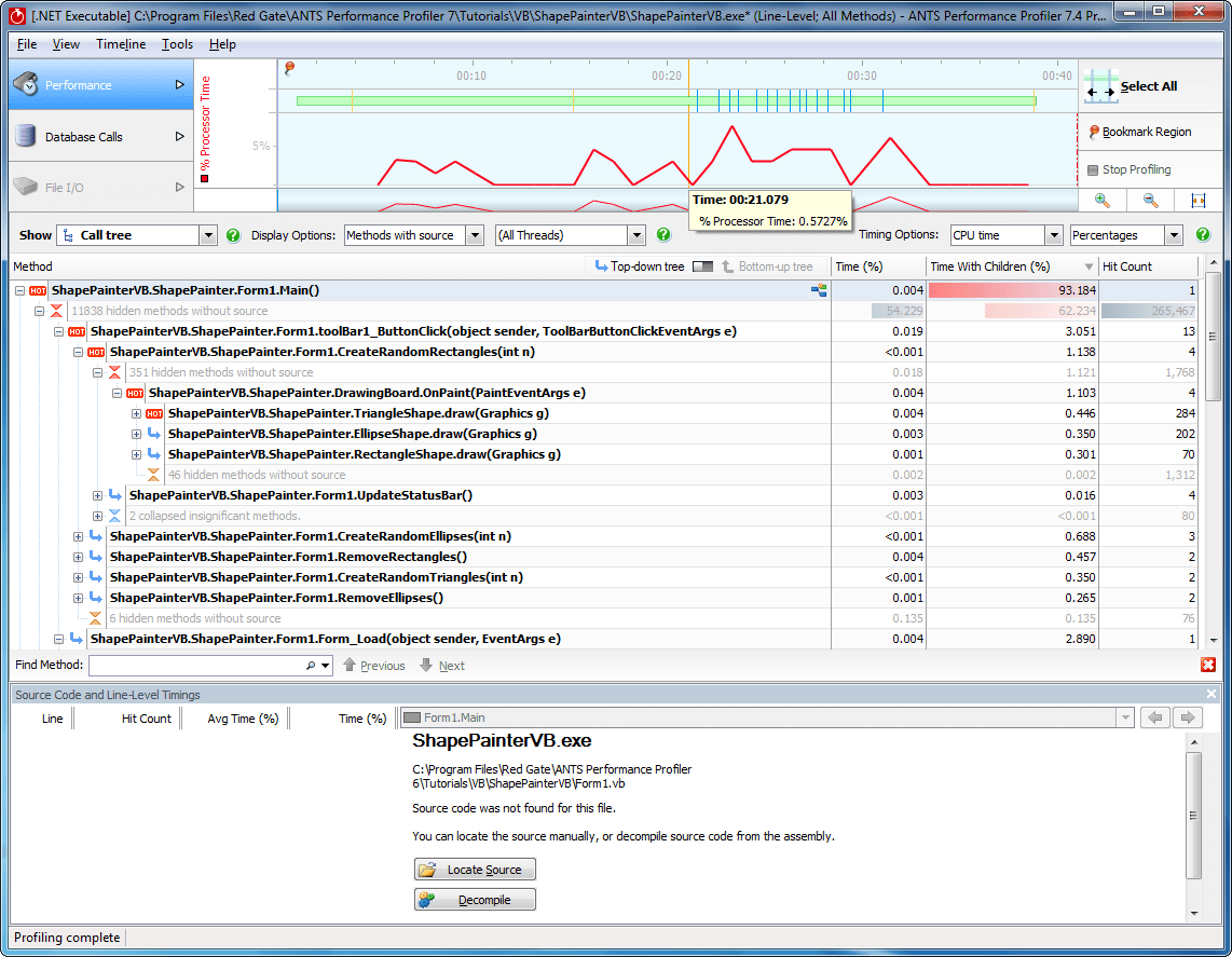 Screenshot of Red Gate .NET Toolbelt