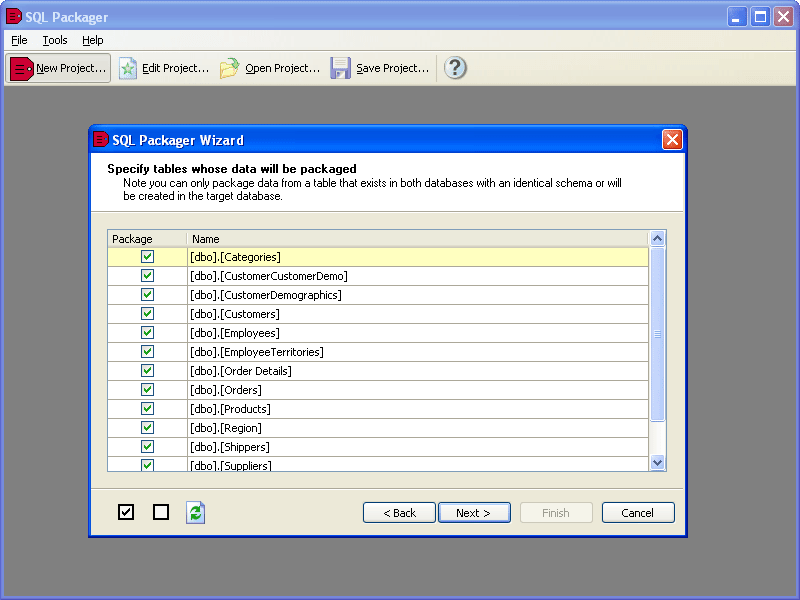 SQL Packager