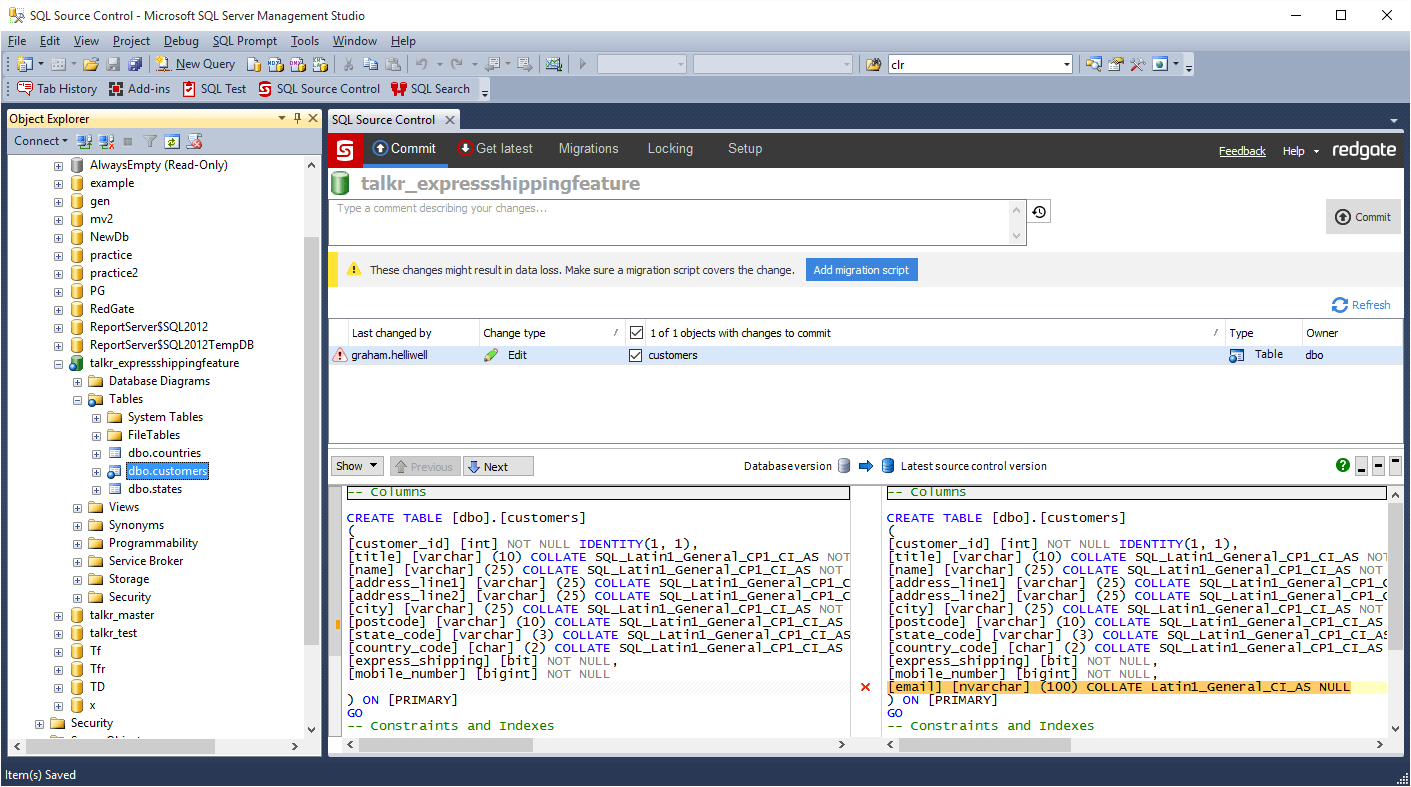 SQL Control