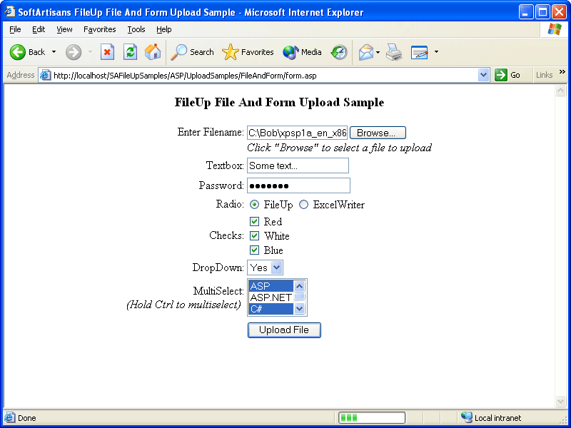 FileUp Standard