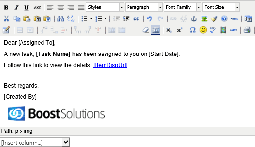 Screenshot of SharePoint Alert Reminder Boost