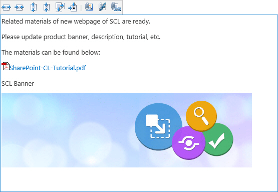 Screenshot of SharePoint RichText Boost