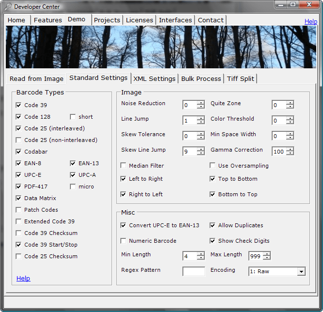 Advanced FeaturesAdvanced Features like Allow Duplicates or show check digits are included with Softek Barcode Reader.