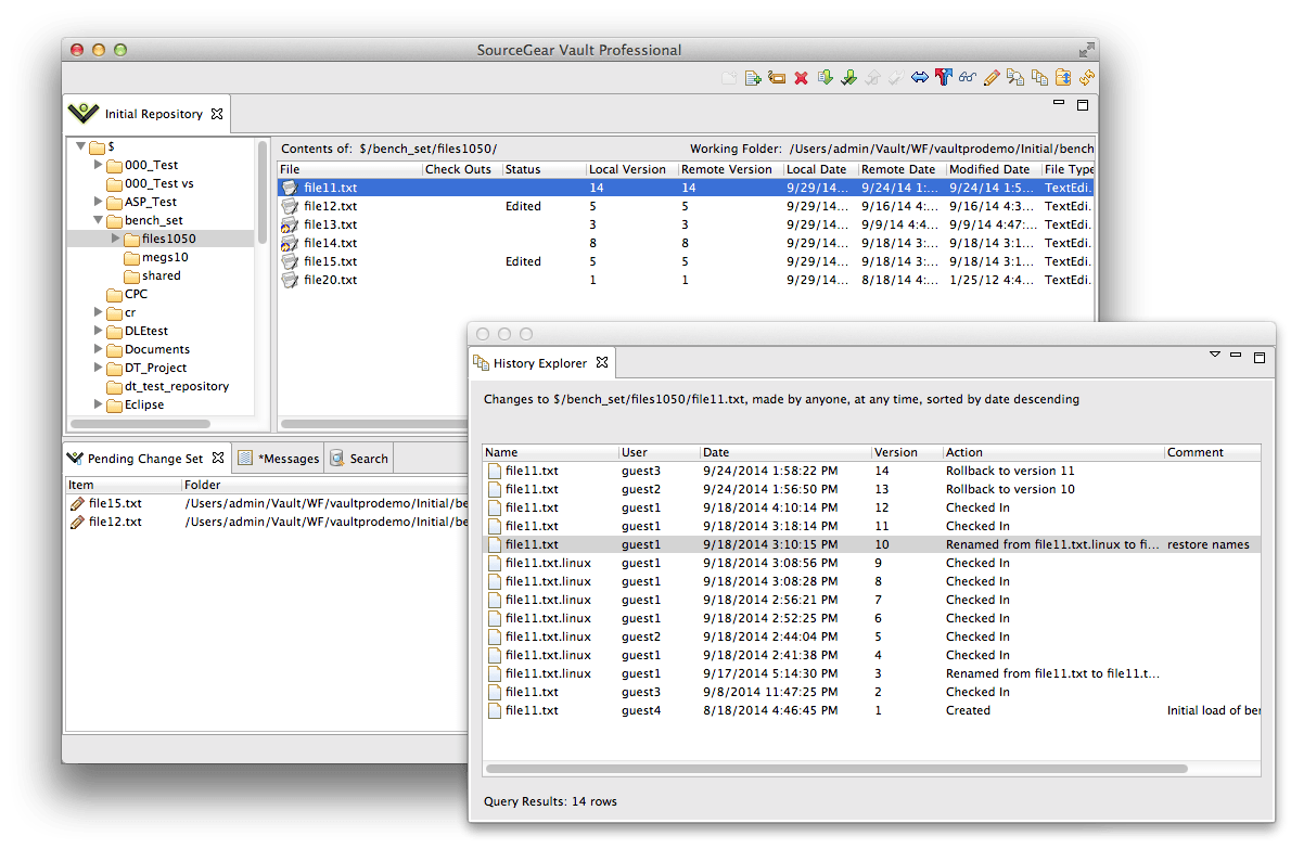 SourceGear Vault Professional