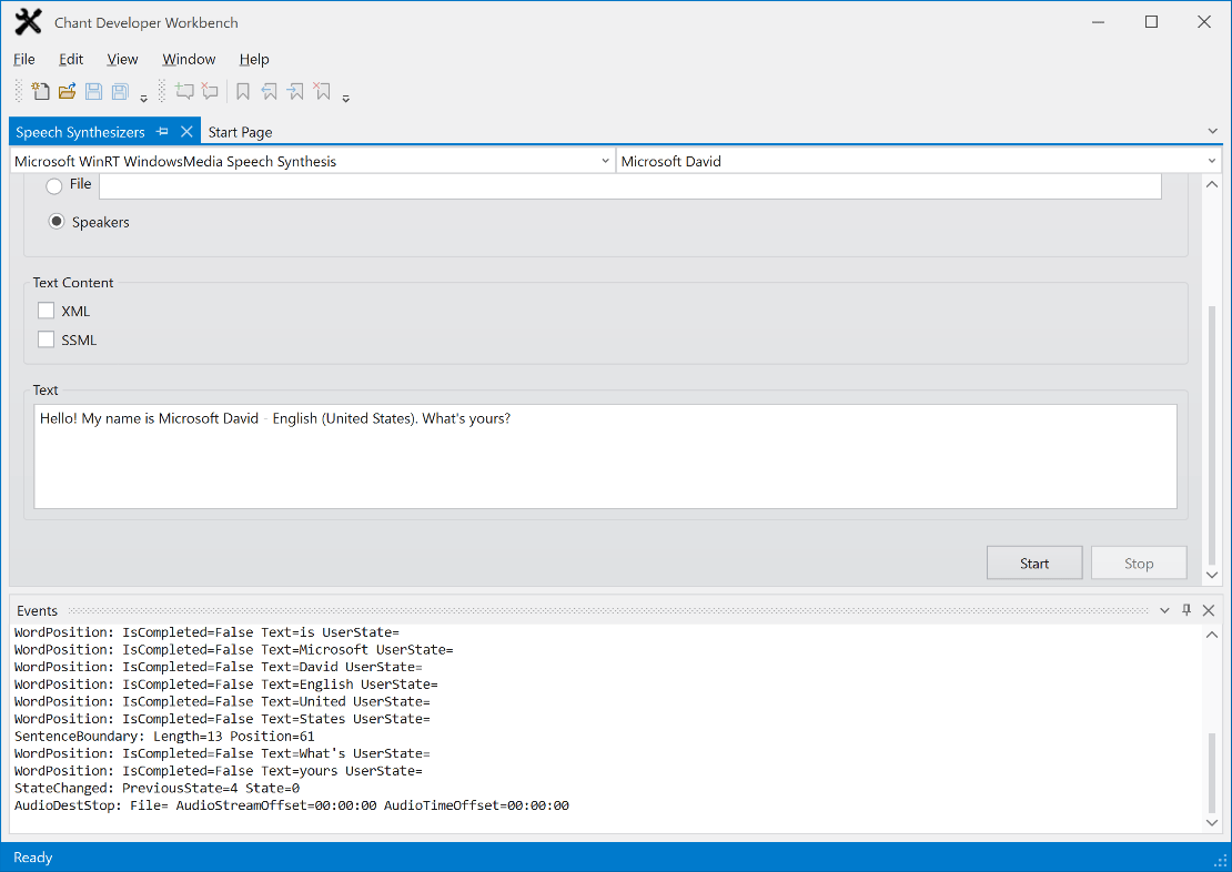 Synthesizer ManagementTrace synthesis events in the Events window.