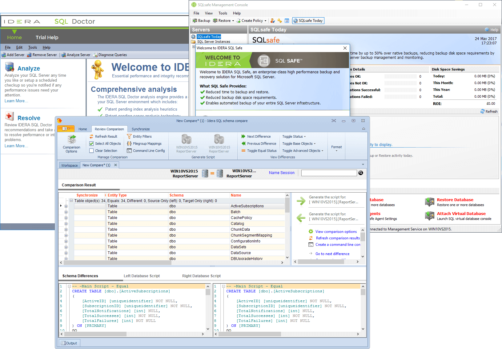 Screenshot of SQL Toolbox