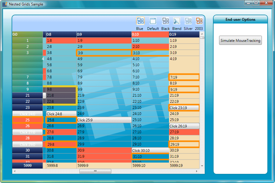Essential Grid for WPFEssential Grid for WPF is a cell-oriented grid control that offers excellent performance characteristics. At its core, the grid functions