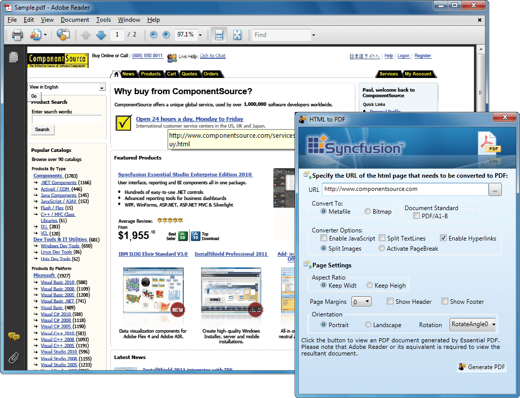 Syncfusion Essential PDF for WPF