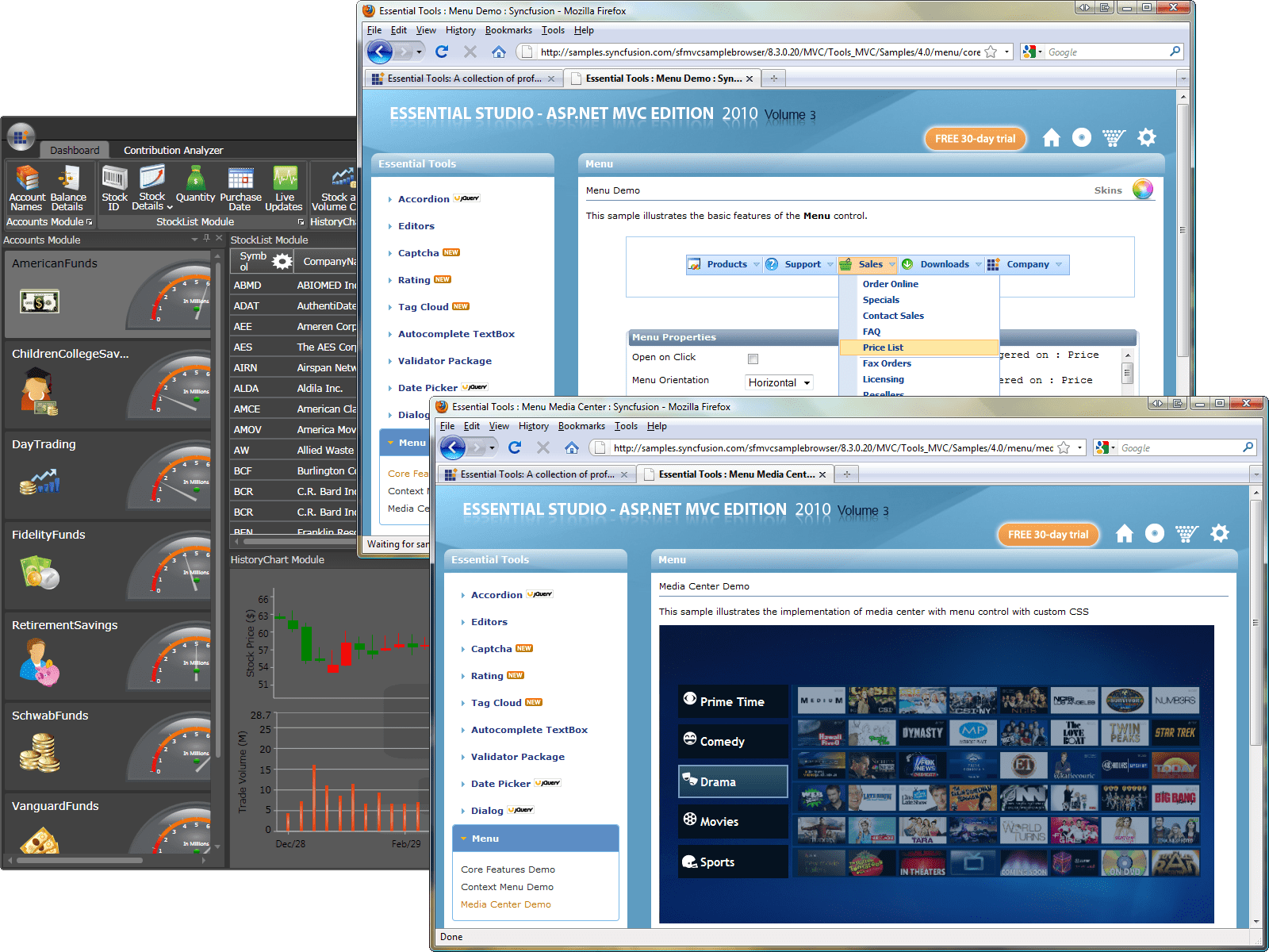 Syncfusion Essential Tools