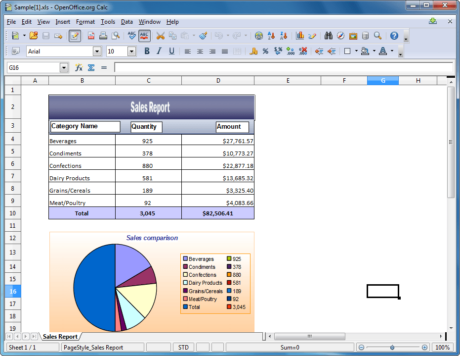 Screenshot of Syncfusion Essential XlsIO for ASP.NET