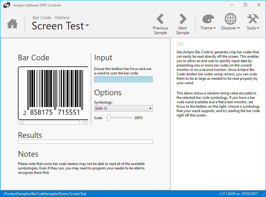 Configurable Display OptionsThe same bar code can be configured in many different ways.