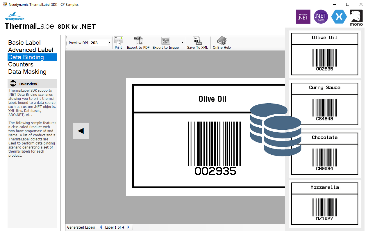 Full Thermal Printer built-in Barcode SupportYou can print ALL barcodes supported by your Zebra Thermal Printer as well as other additional standards provided b