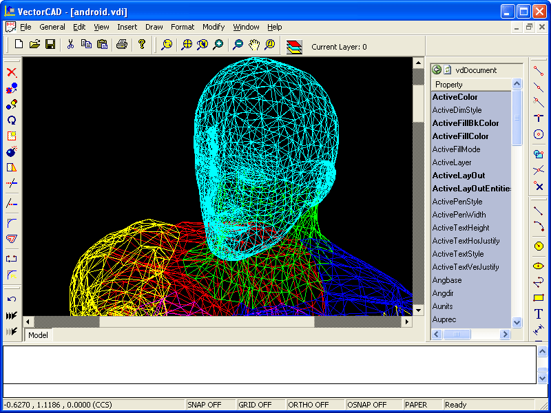CAD EditorIncludes a free 2D/3D drawing editor ( VectorCAD ) so you can open and modify your drawings. Supports VDF/VDI/VDP/WMF/EMF and XML vector formats.