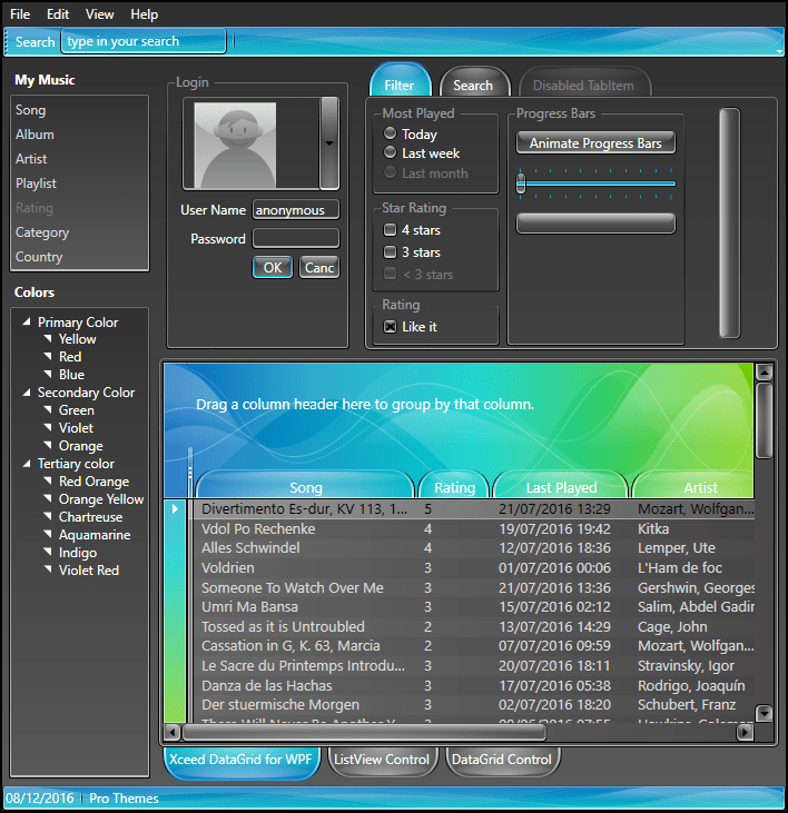 Glass Theme