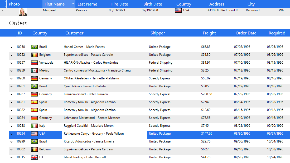 Screenshot of Xceed Ultimate Suite