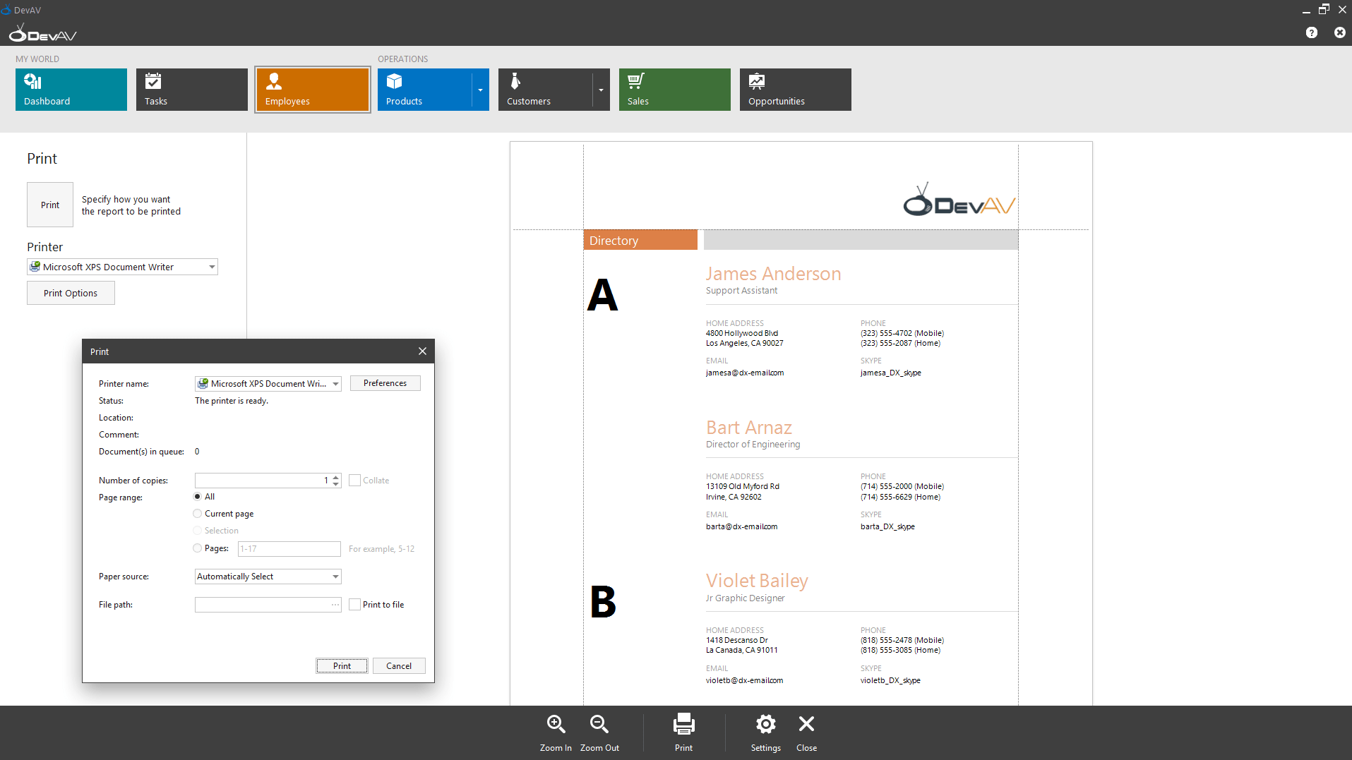 XtraPrinting Library