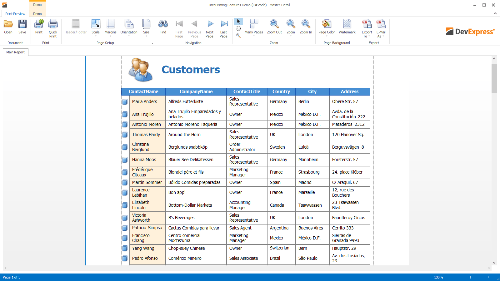 XtraPrinting Library