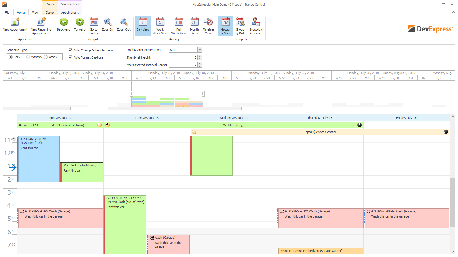 XtraScheduler Suite