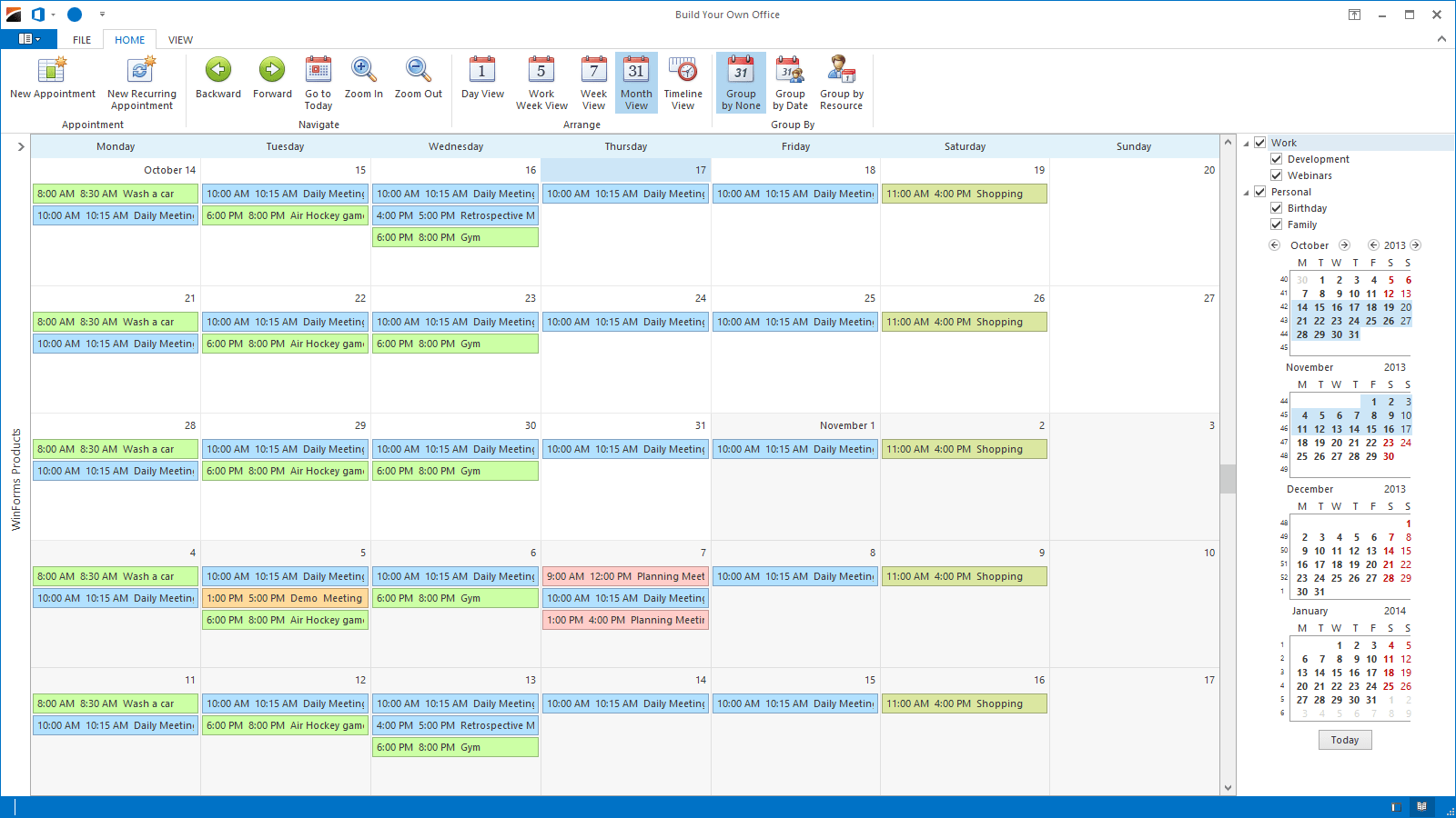 XtraScheduler Suite