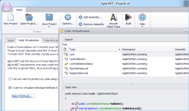 Agile.NET Code Protection