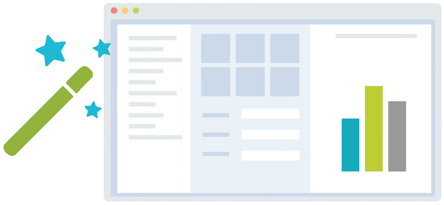 You do not need to write a single line of code.