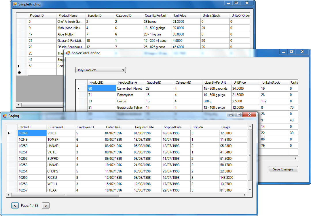 ComponentOne Studio for Entity Framework