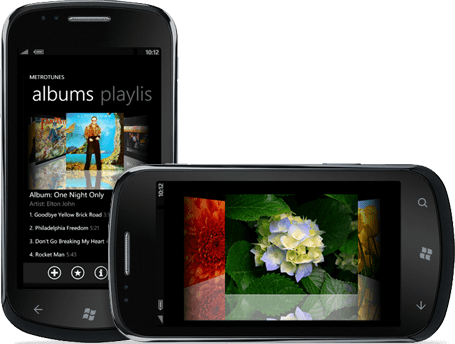 Screenshot of ComponentOne Studio for Windows Phone