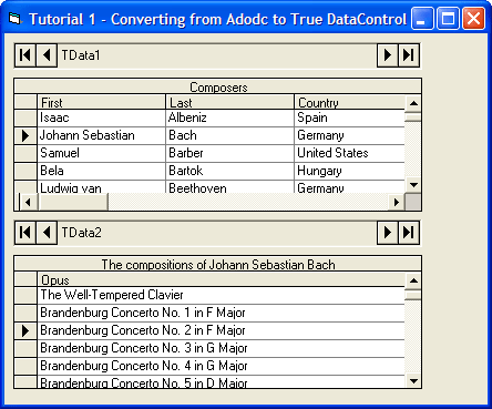 ADO to True Data ControlConvert you ADO Data Control to using TrueDataControl.