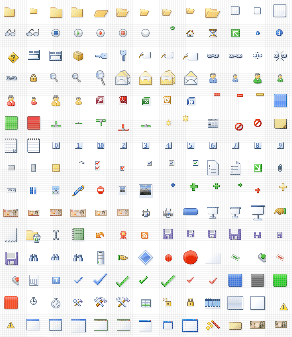 Screenshot of Actipro Icons Elements