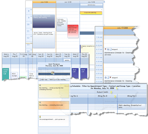 dbiDayViewA multi-column day view control with customizable grouping and sorting features. Ideal for creating appointment scheduling similar to that of Microsof