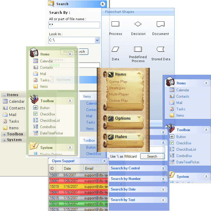 dbiExplorerBar for.NET