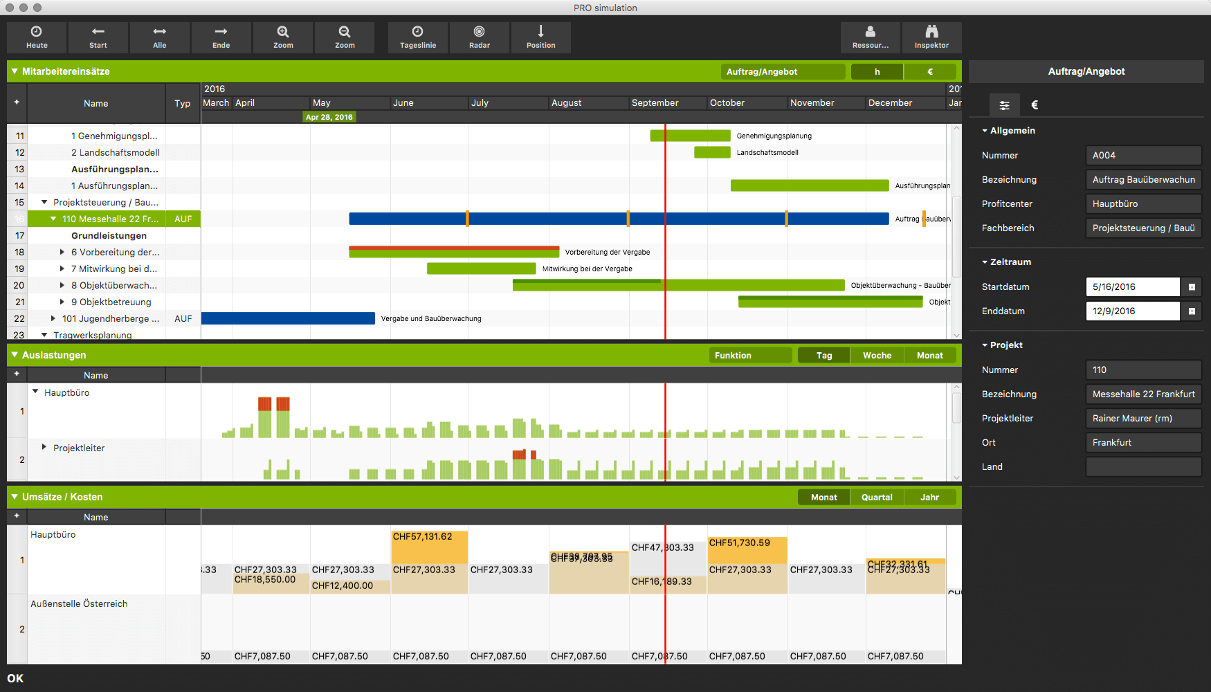 Screenshot of FlexGanttFX