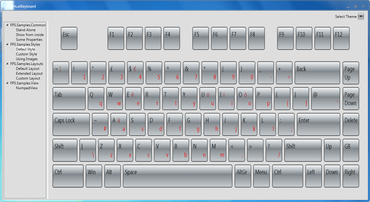MindFusion Virtual Keyboard for WPF