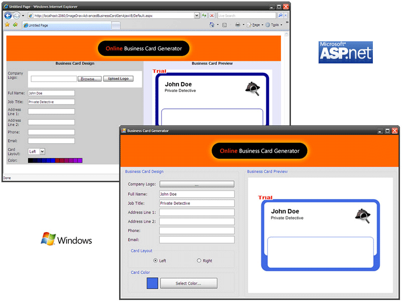 Add Dynamic Image Composition to any .NET-based ApplicationsImageDraw SDK DLL can be referenced and used from any .NET Development Tool like Microsoft Visual St