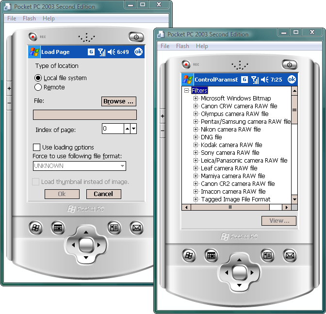 Screenshot of ImageGear for .NET Compact Framework